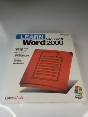 Learn Microsoft Word 2000 CD by CompuWorks - Image 1 of 4