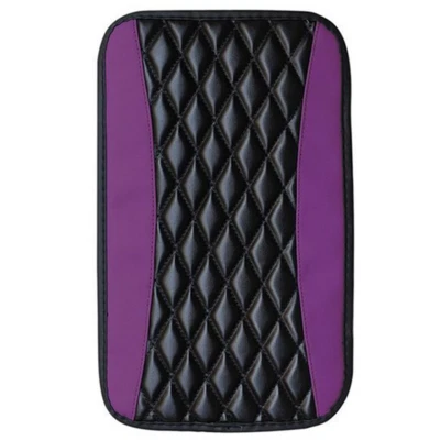 Car Armrest Pad Cover Leather Center Console Storage Box Cushion Mat Protector - Image 1 of 4