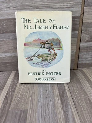 Vtg TALE OF JEREMY FISHER Beatrix Potter HC Children's Book Frederick Warne Co - Image 1 of 4