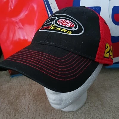 Sombrero de Jeff Gordon NASCAR 2012 emitido por el equipo Hendrick Motorsports Dupont 20 años #24 Foto 1 de 4