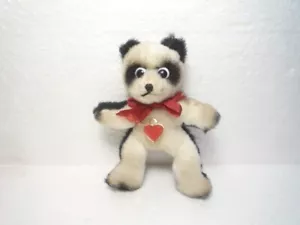 VINTAGE KLEINER PANDABÄR TIERE MIT HERZ ÖSTERREICH RETIRED 70er Jahre - Bild 1 von 7