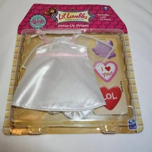 Abito da sposa Lil Luvables Fluffy Factory vestito fantasia Spin Master NUOVO - Foto 1 di 4