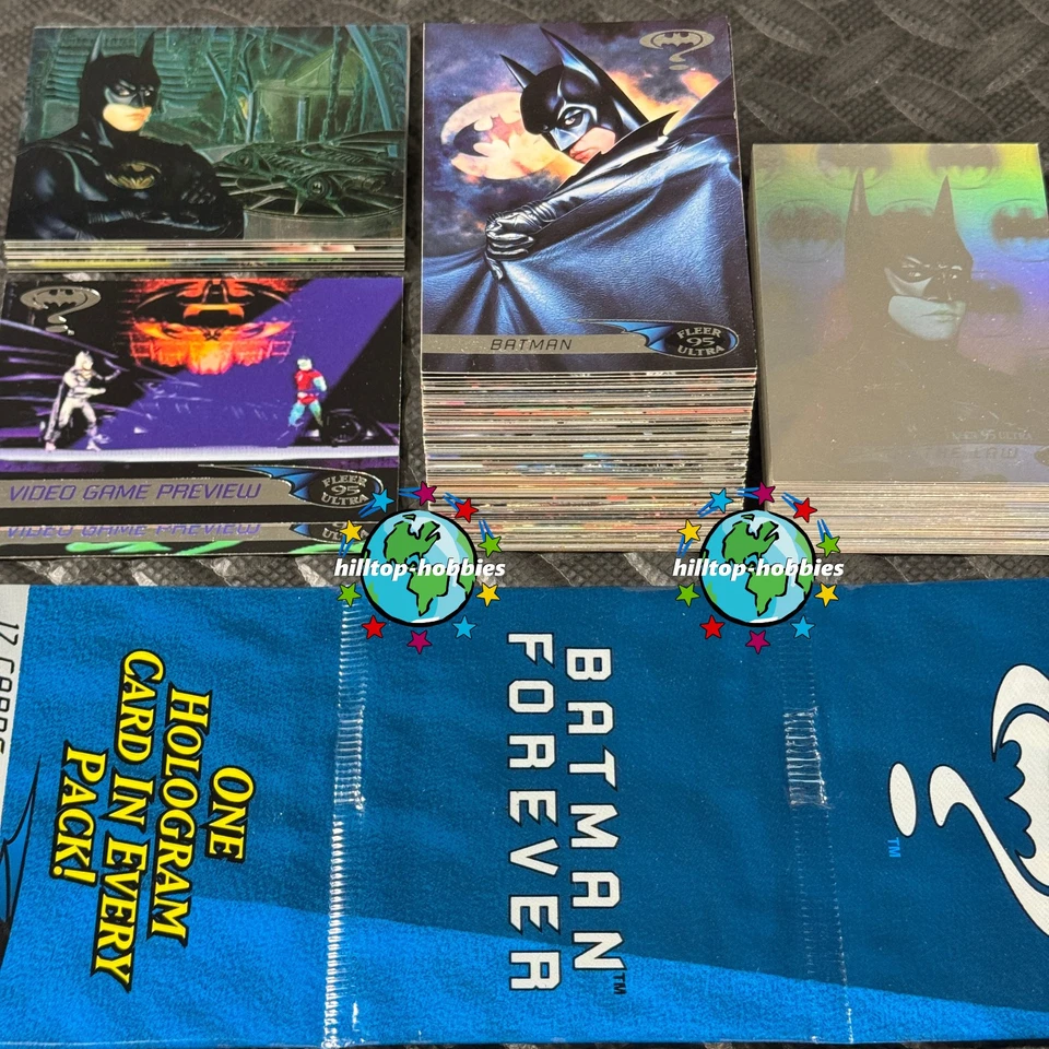BATMAN FOREVER COMPLETO 168 CARTAS PELÍCULA COLECCIONABLES MASTER SET 1995 FLEER ULTRA Foto 1 de 1