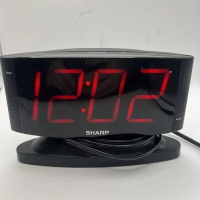 Sharp Model SPC033 Silver Color Alarm Clock - Image 1 of 4