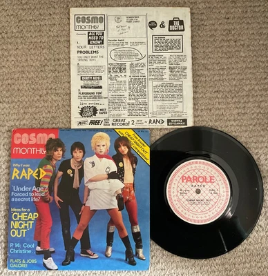 RAPED - CHEAP NIGHT OUT rare UK 1978 / PUNK / KBD + 4 PAGE INSERT / MINT- !!! - Image 1 of 4