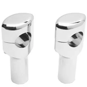 Drag Specialties 1-1/2 pulgada. Elevador Big Buffalo - 4 pulgadas Motocicleta alta - cromada Foto 1 de 4