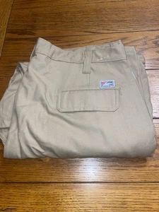 Pantalones cargo Tyndale FR tostados bolsillos resistentes al fuego ropa de trabajo - talla W42 X L29 - Imagen 1 de 15
