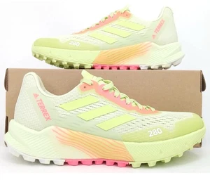 "NUEVO" Adidas Mujer Terrex Agravic Flow 2 W Trail Lime Tenis para Correr W 7.5 - Imagen 1 de 10