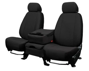 CalTrend Car Seat Covers Fit Ford F-150 2021-2025 Charcoal SportsTex Custom - Picture 1 of 4