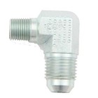 Aeroquip Fitting, Adapter, 90 Degree, 10 AN Male to 3/8 in NPT Male, Steel,
