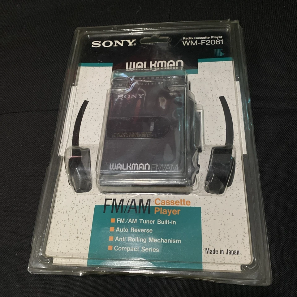 Genuine Sony Walkman WM-FX103 FM/AM Cassette Player with headphones