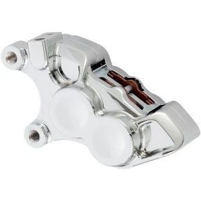 Arlen Ness 02-220 Chrome Four-Piston Front Left Brake Caliper for 08-21 Touring  - Image 1 of 1