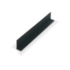 Outwater 1" X 1/2" X 3/64"Thick Black Plastic Angle Moulding-Size Options