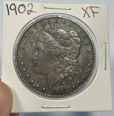 1902 Morgan Silver $1 Dollar Coin Toned  - Image 1 of 2