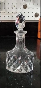Vintage 1930 High Quality Cut Crystal Bottle with matching stopper. - Picture 1 of 1