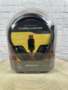 Plantronics Audio 655 DSP Black Headband Headset New Sealed USB - Picture 1 of 10