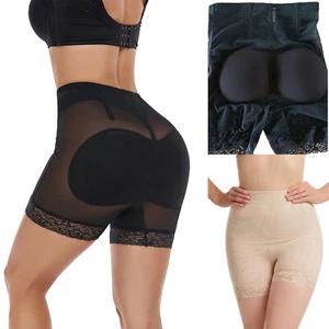 Butt Pads Enhancer Panties Shapewear REMOVABLE PADDED FAKE ASS Control Briefs - Picture 1 of 29