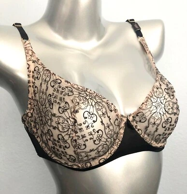 Victoria's Secret Body by Victoria Nwt Very Sexy Black Unlined Demi Bra 34D - Image 1 of 3