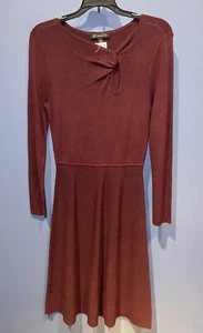 INC International Concepts Turtleneck Sweater Dress Sz S, Port - Picture 1 of 4