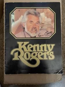 Kenny Rogers Autographed Souvenir Concert Program Book 1984 - Picture 1 of 4
