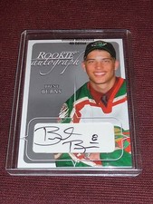 2003-04 BAP Ultimate Memorabilia BRENT BURNS RC * 71/100 * Rookie Autograph  