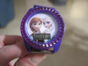 Digitaluhr Mädchen lila Disney Frozen Anna & Elsa - Bild 1 von 4