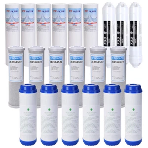 21 PCS Drinking Water Filter Replacement Set Reverse Osmosis System 5 Stage RO - Picture 1 of 5