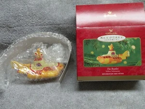 2000 Hallmark Ornaments Beatles Yellow Submarine NEW in box - Picture 1 of 3