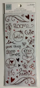 Heidi Grace Daydream Foil Clear Stickers-39 Pieces - Picture 1 of 1