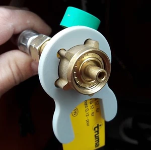 2x SPIDERLOCK Chiave Gas per Regolatore Gas Riduttore di Pressione Camper Caravan Grill - Foto 1 di 7