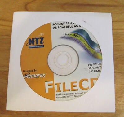 NTI FileCD - PC - Windows - LOOSE - NEW - Image 1 of 2