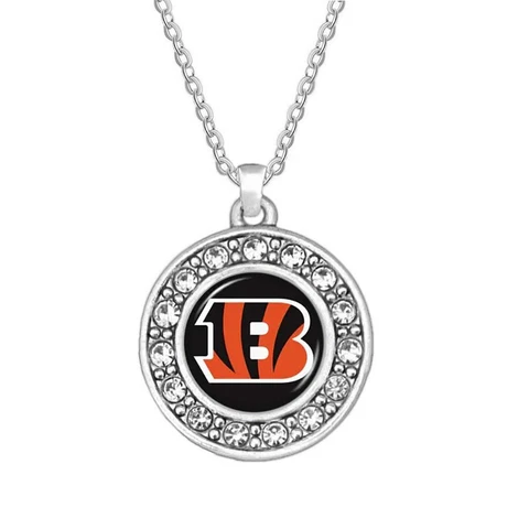 Cincinnati Bengals Womens Officially Licensed NFL Pendant Necklace Cover
