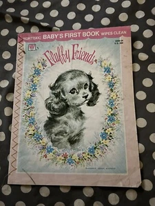 Vintage Fluffy Friends Babys erstes Buch A Whitman Book 1970 Taschenbuch - Bild 1 von 10
