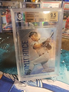 🔥📈🔥 2012 Prizm Derek Jeter Dominance #D8 BGS 9.5 Gem Mint w/ 10 subs =PSA 10