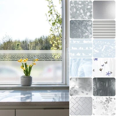 Fensterfolie Selbstklebend Statisch Glasfolie Folie Sichtschutz Praxis Büro Tür - Bild 1 von 2