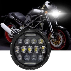 7'' inch LED Headlight For Ducati Monster 1000 900 800 750 695 600 620 S4 S4R US - Picture 1 of 18