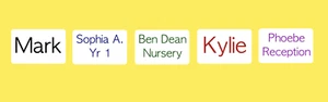 60 IRON ON NAME CUSTOM PERSONALISED CLOTHING LABEL SCHOOL STICKER VEHICLE - Picture 1 of 11