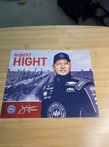 Robert Hight Funnycar Racing Signed Hero Card - Picture 1 of 2