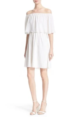 Vestido de seda Alice + Olivia 'Shari' con hombros descubiertos... Foto 1 de 3