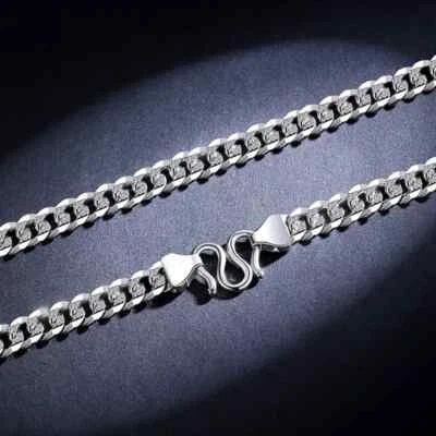 Collar tanque PT950 platino real 950 para hombre cadena jefe cadena cubana 17,8 g Foto 1 de 3