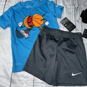 Nike Boys Size 4 Basketball Outfit Set NEW - Picture 1 of 1