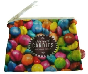 Bonjour Mon Cojín Inodoro con Cremallera Maquillaje Bolso de Belleza NUEVO Dulces Caramelos - Imagen 1 de 3