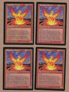 MTG - 4X Bogardan Phoenix X4 - Visions - Rare EX/NM - Playset - Picture 1 of 2