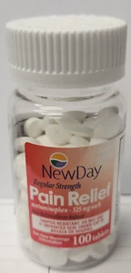 Lot of 2 Regular Strength Pain Reliever/Fever Reducer acetaminophen 325 mg - Picture 1 of 7
