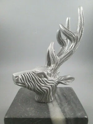 Selten Hirschkopf Hirsch Jagd Buck Ratrod Hotrod Auto Kapuze Deko - Bild 1 von 4