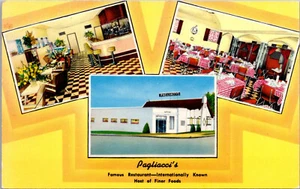 DENVER COLORADO PAGLIACCI'S ITALIANO ROADSIDE RESTAURANTE POSTAL DE COLECCIÓN - Imagen 1 de 2