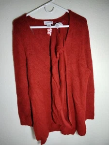 Liz Claiborne Womens Pullover Sweater & Matching Scarf Size XXL Red New - Picture 1 of 3