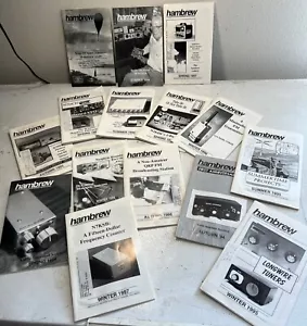 1993-1997 revista de radioaficionados HAMBREW, en su mayoría buen estado, años parciales - Imagen 1 de 4