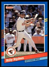 1991 Donruss Baseball Card Billy Ripken Baltimore Orioles #167