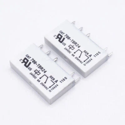  1pcs   New CAT 700-TBR24 24VDC Power Relay 6A 250VAC   5 Pins - Image 1 of 3